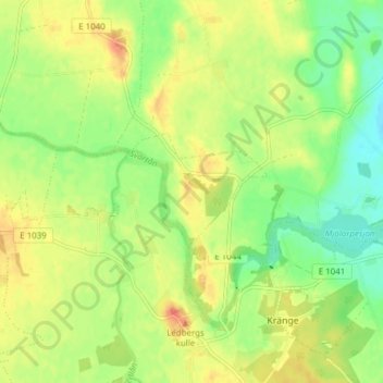Carte topographique Kärrsjö, altitude, relief