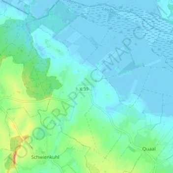 Carte topographique Koselau, altitude, relief