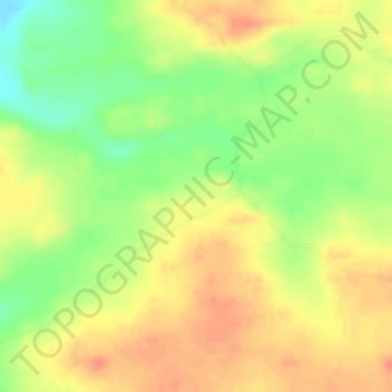 Carte topographique Moinho, altitude, relief