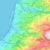 Carte topographique Mtaileb, altitude, relief
