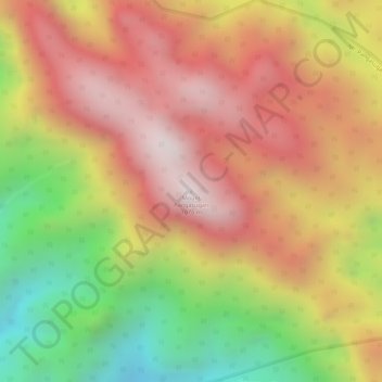 Carte topographique Mount Pangasugan, altitude, relief