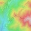 Carte topographique Gunung Gap, altitude, relief