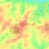 Carte topographique Les Fossés Ayrault, altitude, relief