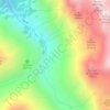 Carte topographique Les Ars Dessus, altitude, relief