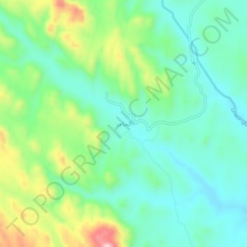 Carte topographique Al Hajir, altitude, relief