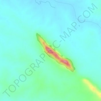 Carte topographique Mount Nigger, altitude, relief