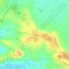Carte topographique Les Rois de Musson, altitude, relief