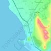Carte topographique Chancay, altitude, relief