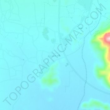 Carte topographique Bilad Sayt, altitude, relief