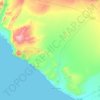 Carte topographique Sama, altitude, relief