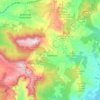 Carte topographique Colldejou, altitude, relief