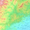 Carte topographique 涞水县, altitude, relief