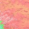 Carte topographique Belgaum district, altitude, relief