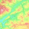Carte topographique Şarkışla, altitude, relief