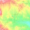 Carte topographique Grant County, altitude, relief