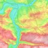 Carte topographique 5100, altitude, relief