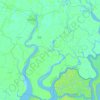 Carte topographique Basanti, altitude, relief