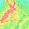 Carte topographique Henri-Chapelle, altitude, relief