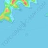 Carte topographique Ular Island, altitude, relief