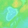 Carte topographique Quint Island Lake;Shacabac Creek, altitude, relief