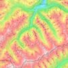 Carte topographique Finkenberg, altitude, relief