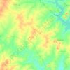 Carte topographique Gogo, altitude, relief