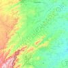 Carte topographique Greater Letaba Local Municipality, altitude, relief