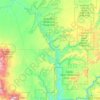 Carte topographique Dirty Devil River, altitude, relief