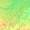 Carte topographique Lábrea, altitude, relief