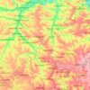 Carte topographique канал Северский Донец - Донбасс, altitude, relief