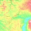 Carte topographique Shinyanga, altitude, relief
