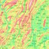 Carte topographique Youyang Miao and Tujia Autonomous County, altitude, relief