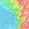 Carte topographique Veytaux, altitude, relief