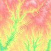 Carte topographique Братська селищна громада, altitude, relief