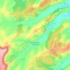 Carte topographique Fromeréville-les-Vallons, altitude, relief