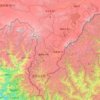 Carte topographique 亚东县, altitude, relief