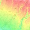 Carte topographique Dehgam Taluka, altitude, relief