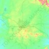 Carte topographique Dodoma, altitude, relief