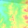 Carte topographique Condamine Farms, altitude, relief