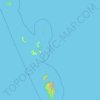 Carte topographique Nicobar Islands, altitude, relief