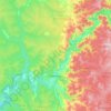 Carte topographique Nannup, altitude, relief