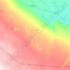 Carte topographique قضاء السلمان, altitude, relief