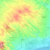 Carte topographique Délégation Dar Chaabane El Fehri, altitude, relief