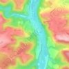 Carte topographique Hermeton-sur-Meuse, altitude, relief