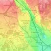 Carte topographique Lentate sul Seveso, altitude, relief