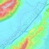 Carte topographique Gachancipá, altitude, relief