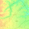 Carte topographique Manteswar, altitude, relief