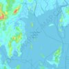 Carte topographique อุทยานแห่งชาติอ่าวพังงา, altitude, relief