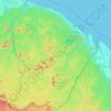 Carte topographique Guyane, altitude, relief