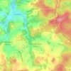 Carte topographique Louette-Saint-Denis, altitude, relief